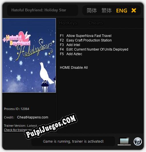 Entrenador liberado a Hatoful Boyfriend: Holiday Star [v1.0.6]