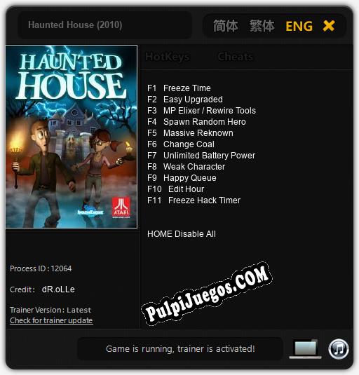 Haunted House (2010): Treinador (V1.0.26)