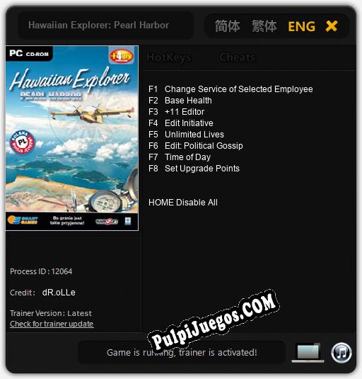 Hawaiian Explorer: Pearl Harbor: Treinador (V1.0.2)