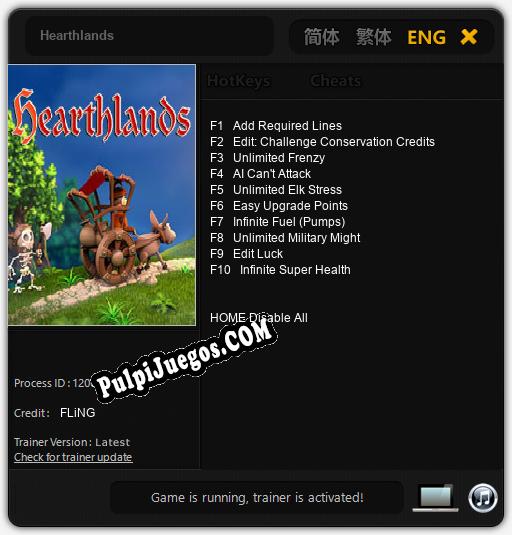 Hearthlands: Cheats, Trainer +10 [FLiNG]