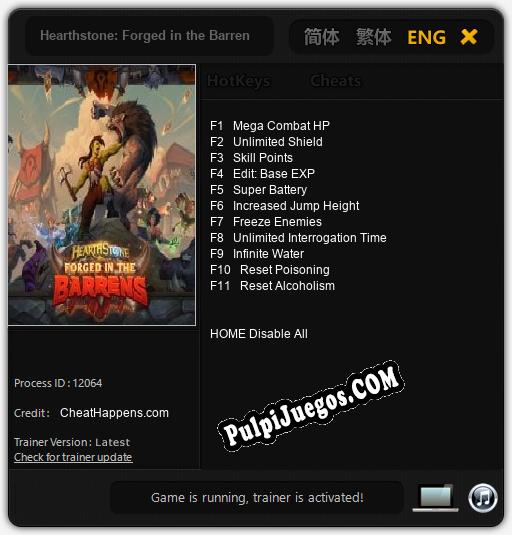 Entrenador liberado a Hearthstone: Forged in the Barrens [v1.0.5]