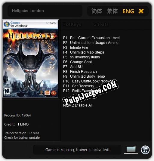 Hellgate: London: Treinador (V1.0.4)