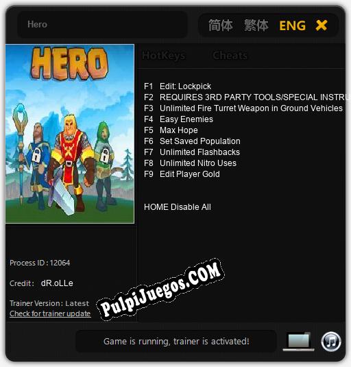 Hero: Treinador (V1.0.58)