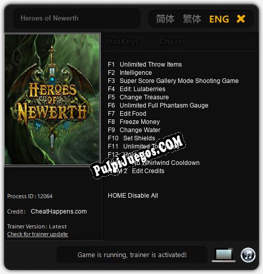 Heroes of Newerth: Treinador (V1.0.31)