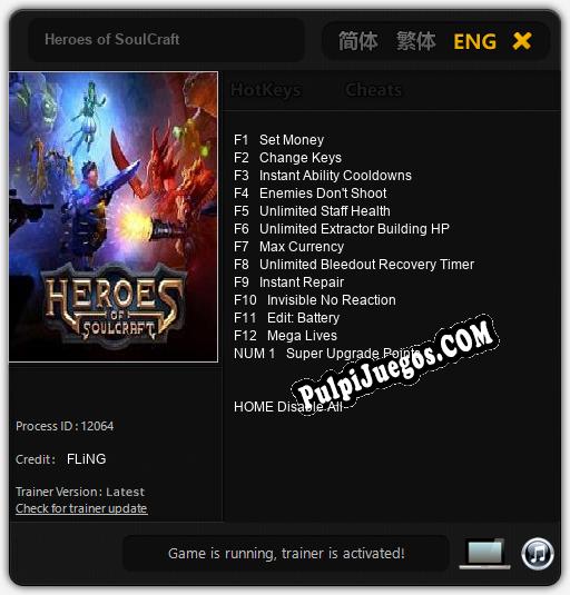 Heroes of SoulCraft: Trainer +13 [v1.8]