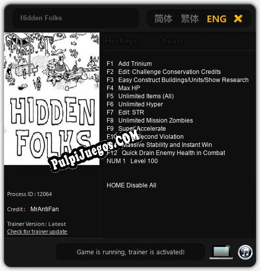 Entrenador liberado a Hidden Folks [v1.0.3]