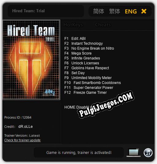 Hired Team: Trial: Treinador (V1.0.38)