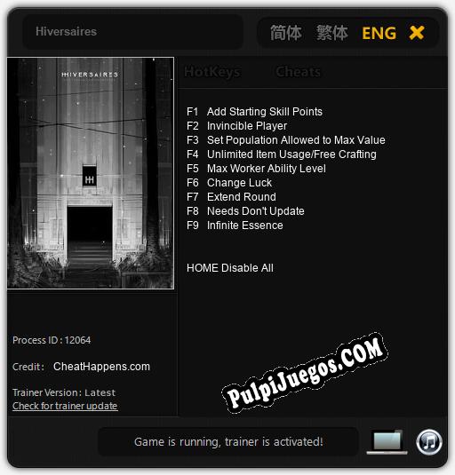 Entrenador liberado a Hiversaires [v1.0.9]