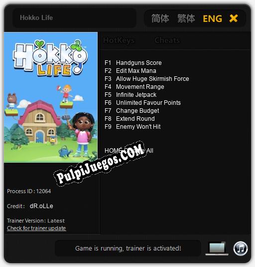 Hokko Life: Cheats, Trainer +9 [dR.oLLe]