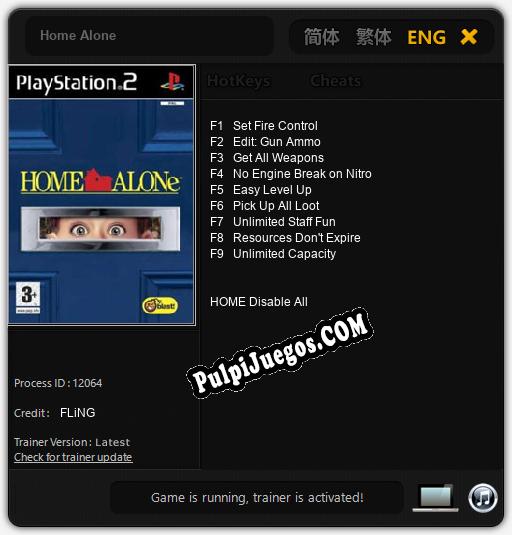 Entrenador liberado a Home Alone [v1.0.3]