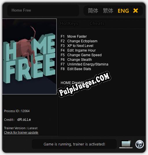 Home Free: Cheats, Trainer +8 [dR.oLLe]