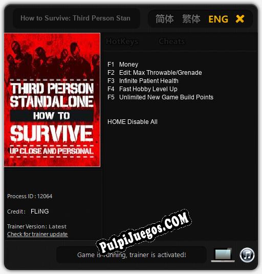 How to Survive: Third Person Standalone: Treinador (V1.0.2)