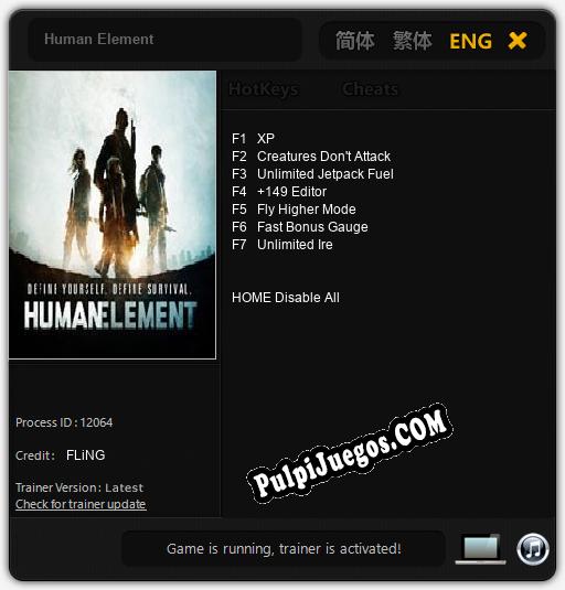 Human Element: Treinador (V1.0.67)