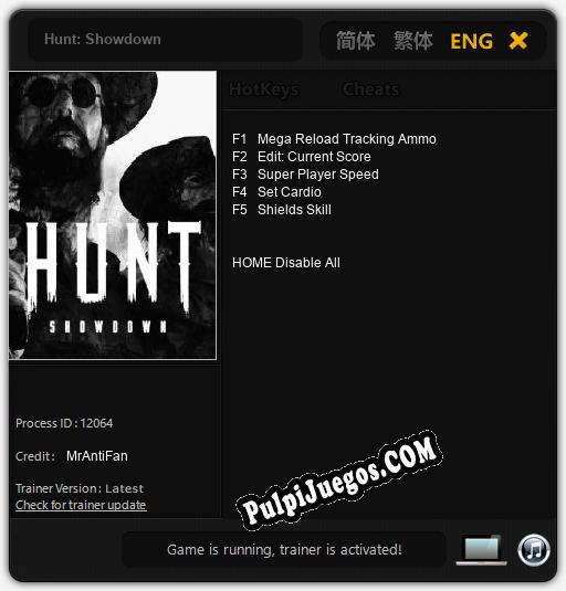 Hunt: Showdown: Cheats, Trainer +5 [MrAntiFan]