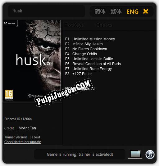 Husk: Treinador (V1.0.30)