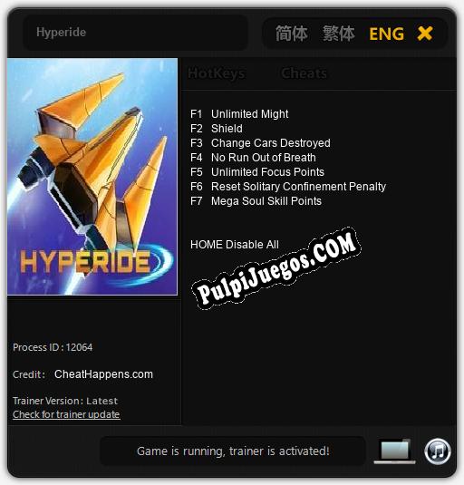 Entrenador liberado a Hyperide [v1.0.9]