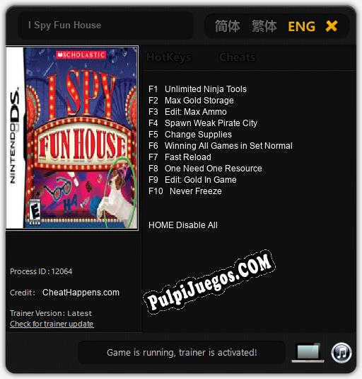 I Spy Fun House: Treinador (V1.0.40)