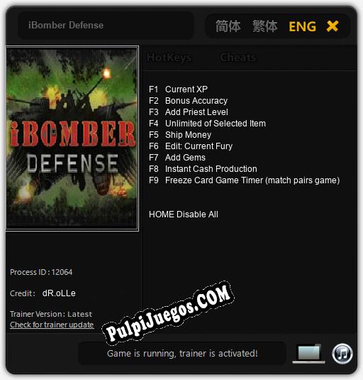 Entrenador liberado a iBomber Defense [v1.0.5]