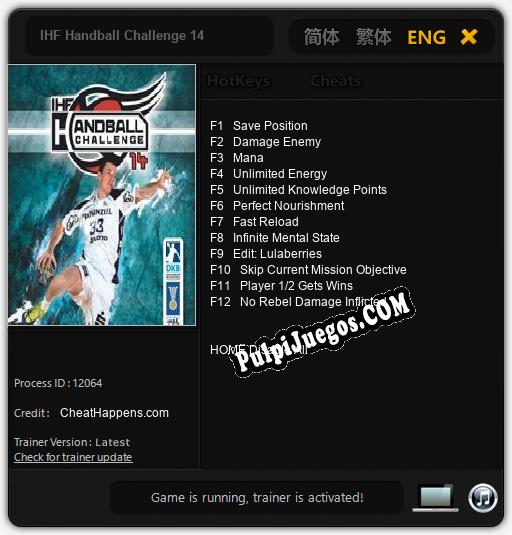 IHF Handball Challenge 14: Treinador (V1.0.45)