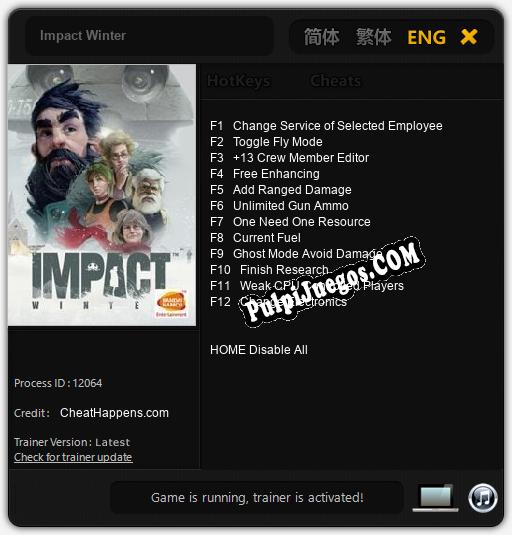 Entrenador liberado a Impact Winter [v1.0.1]