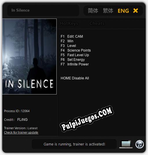 Entrenador liberado a In Silence [v1.0.9]