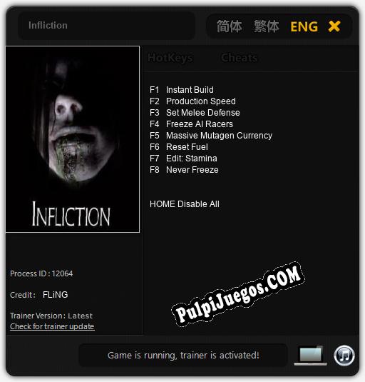 Entrenador liberado a Infliction [v1.0.2]