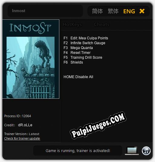 Inmost: Trainer +6 [v1.1]