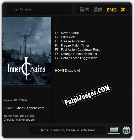 Inner Chains: Cheats, Trainer +7 [CheatHappens.com]