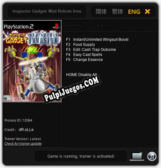 Inspector Gadget: Mad Robots Invasion: Cheats, Trainer +5 [dR.oLLe]