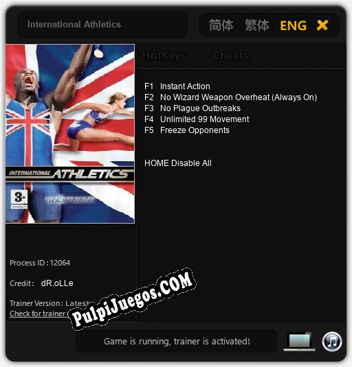 International Athletics: Treinador (V1.0.57)