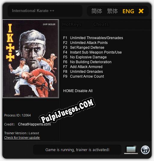 International Karate ++: Treinador (V1.0.36)