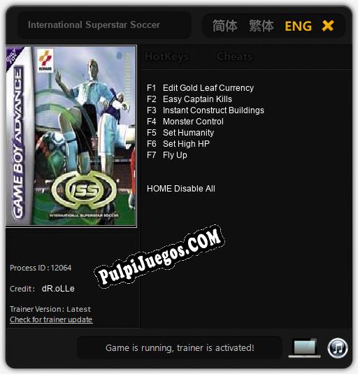 Entrenador liberado a International Superstar Soccer [v1.0.3]