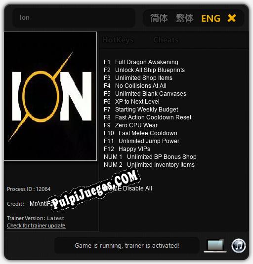 Ion: Treinador (V1.0.6)