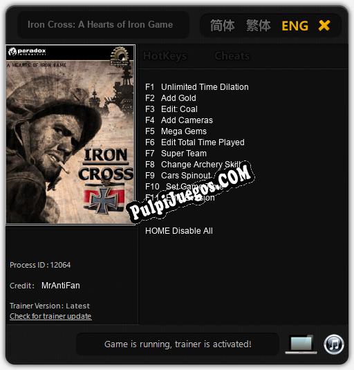 Iron Cross: A Hearts of Iron Game: Cheats, Trainer +11 [MrAntiFan]