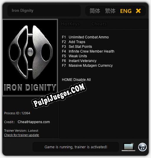 Iron Dignity: Cheats, Trainer +7 [CheatHappens.com]