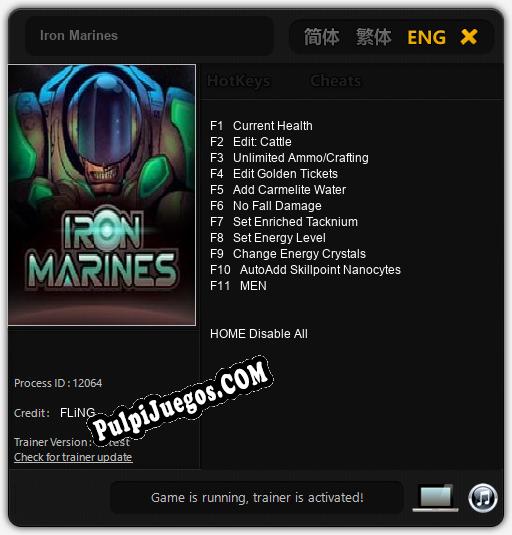 Entrenador liberado a Iron Marines [v1.0.3]