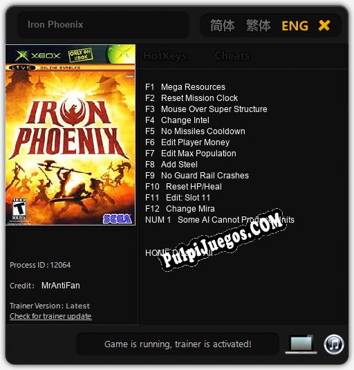 Entrenador liberado a Iron Phoenix [v1.0.3]