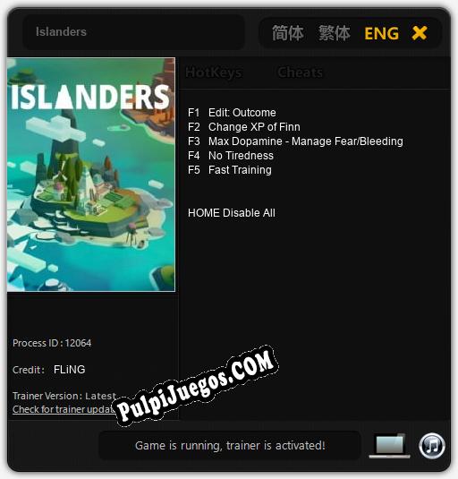 Entrenador liberado a Islanders [v1.0.8]