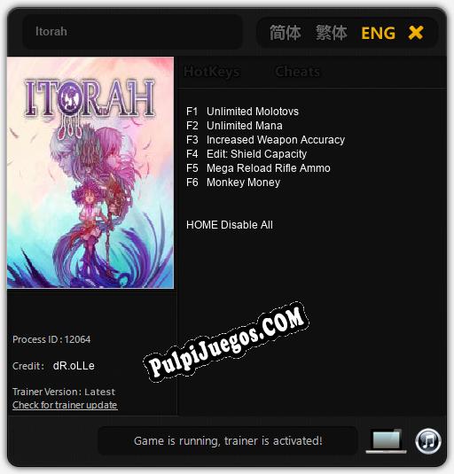 Itorah: Treinador (V1.0.50)