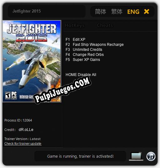 Jetfighter 2015: Treinador (V1.0.54)