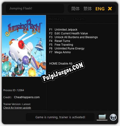 Entrenador liberado a Jumping Flash! [v1.0.2]