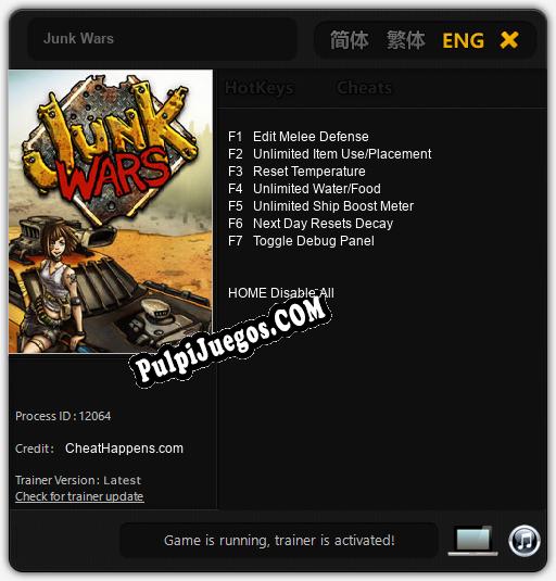 Junk Wars: Trainer +7 [v1.6]