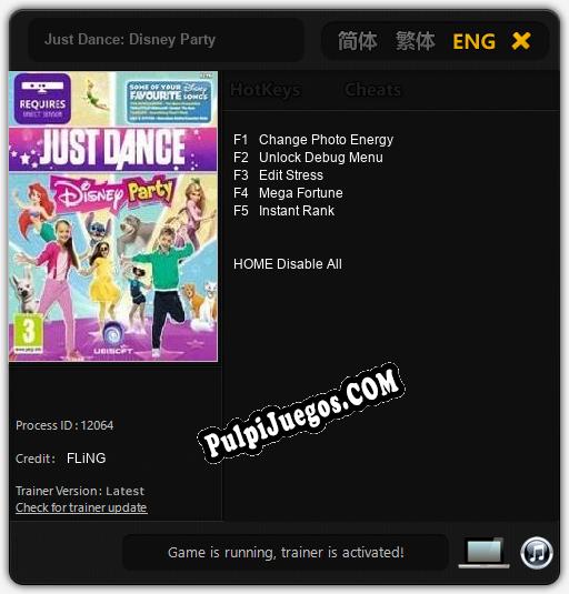 Just Dance: Disney Party: Treinador (V1.0.90)