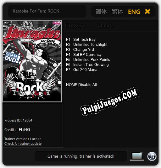 Karaoke For Fun: ROCK: Trainer +7 [v1.2]