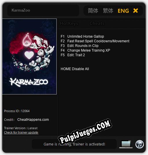 KarmaZoo: Trainer +5 [v1.4]