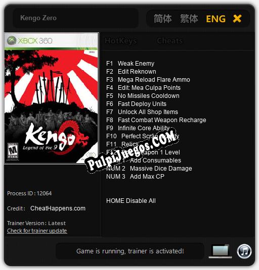 Entrenador liberado a Kengo Zero [v1.0.6]