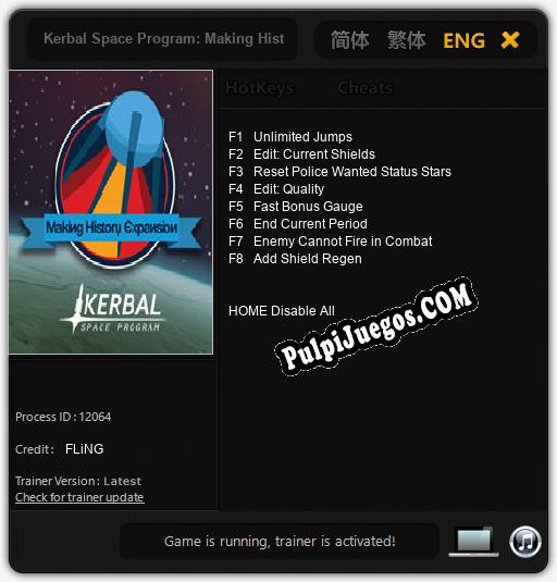 Entrenador liberado a Kerbal Space Program: Making History Expansion [v1.0.3]