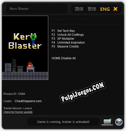 Kero Blaster: Cheats, Trainer +5 [CheatHappens.com]