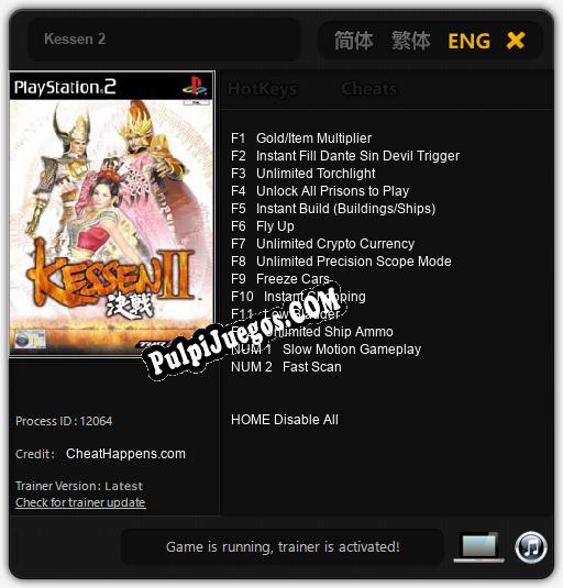 Kessen 2: Cheats, Trainer +14 [CheatHappens.com]