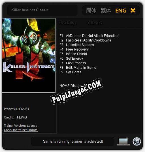 Killer Instinct Classic: Treinador (V1.0.47)